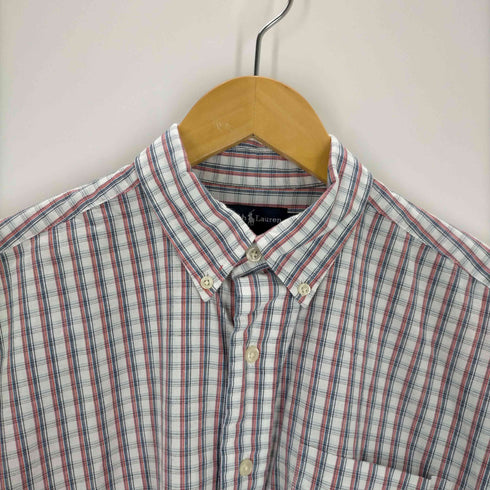 ラルフローレン RALPH LAUREN チェック柄ボタンダウンシャツ メンズ JPN:L