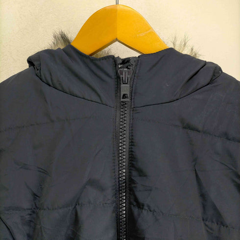 リズ クレイボーン LIZ Claiborne フードファー中綿ベスト レディース JPN:L