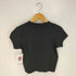 カルバンクラインジーンズ Calvin Klein Jeans MONOGRAM LOGO SLIM FIT CROPPED T-SHIRT CK モノグラムロゴ スリムフィット クロップドTシャツ レディース import:L