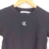 カルバンクラインジーンズ Calvin Klein Jeans MONOGRAM LOGO SLIM FIT CROPPED T-SHIRT CK モノグラムロゴ スリムフィット クロップドTシャツ レディース import:L