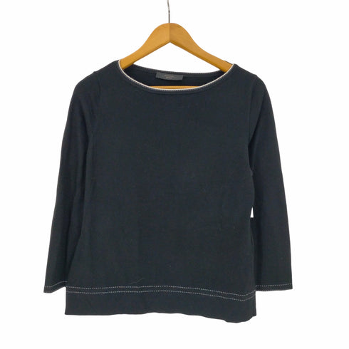 ウィークエンド マックスマーラ Weekend Max Mara ステッチデザイン ボートネック L/S プルオーバー ニット レディース 160/84A