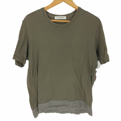 ジョンアンダーカバー John UNDERCOVER 配色 スリット Tシャツ メンズ 2