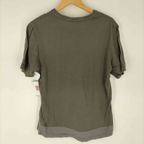 ジョンアンダーカバー John UNDERCOVER 配色 スリット Tシャツ メンズ 2