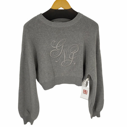 イング INGNI イニシャル刺しゅうロゴニット レディース FREE