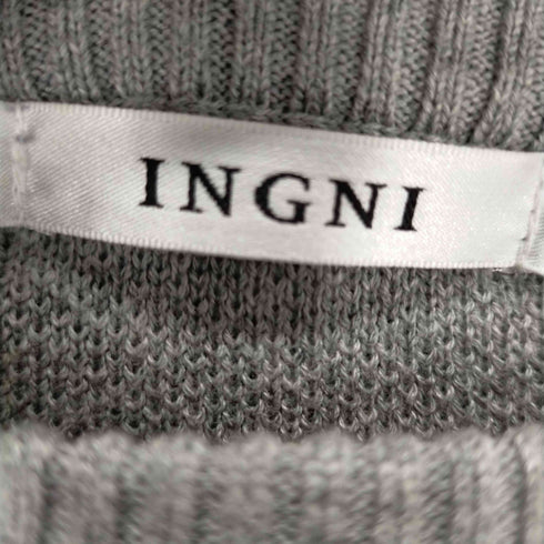 イング INGNI イニシャル刺しゅうロゴニット レディース FREE