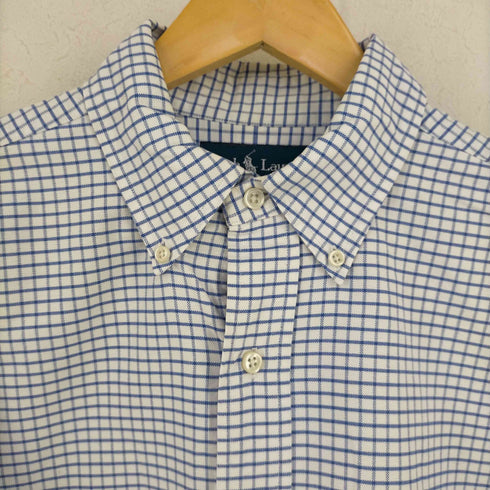 ラルフローレン RALPH LAUREN CLASSIC FIT ポニー刺繍 チェックBDシャツ メンズ import:M