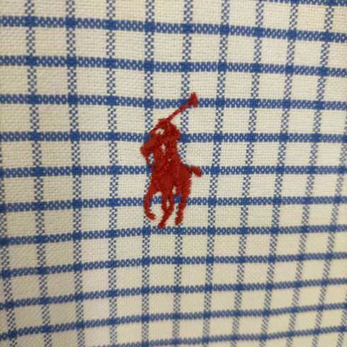 ラルフローレン RALPH LAUREN CLASSIC FIT ポニー刺繍 チェックBDシャツ メンズ import:M