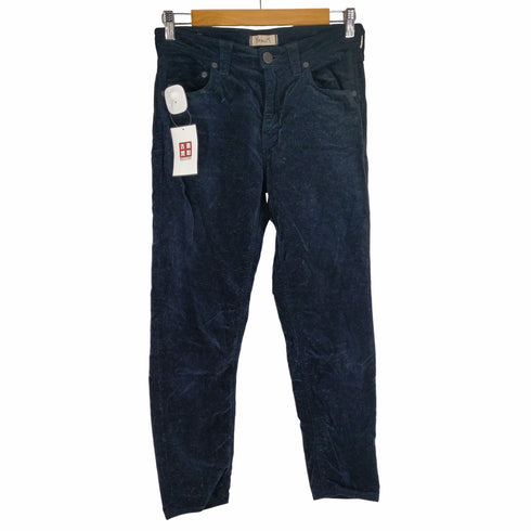 ヤヌーク YANUK ベルベットスリムテーパードパンツ レディース US:25