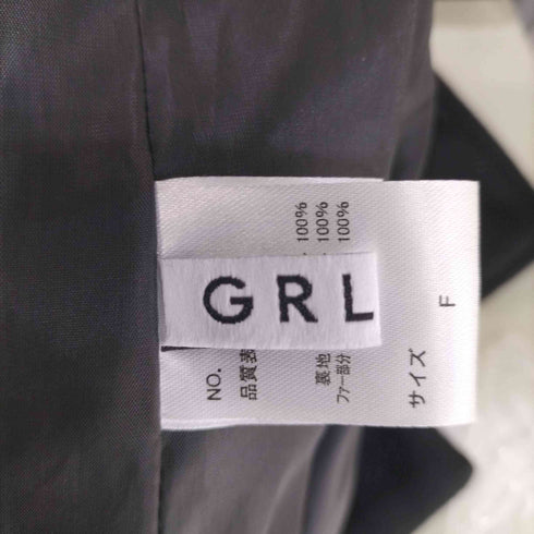 グレイル GRL ベルト付きファーステンカラーコート レディース FREE