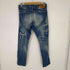 ボブソン BOBSON 別注distressed jeans(スリムストレート型) メンズ JPN:M