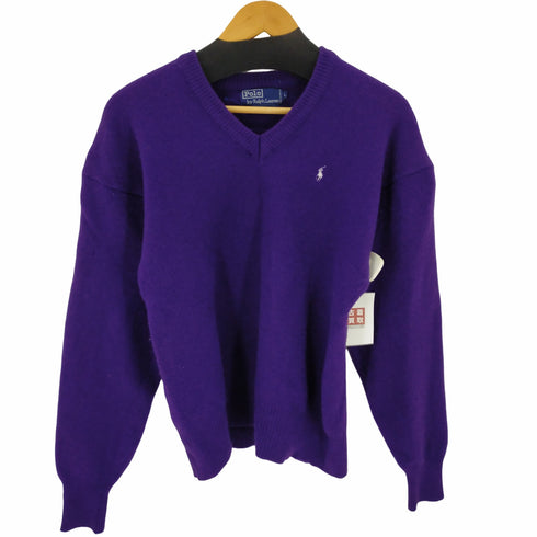 ポロバイラルフローレン Polo by RALPH LAUREN 90S Vネックウールニット レディース JPN:L