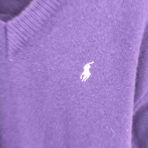 ポロバイラルフローレン Polo by RALPH LAUREN 90S Vネックウールニット レディース JPN:L