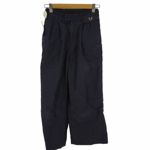 フレッドペリー FRED PERRY Wide Trousers 2タックコットンワイドパンツ メンズ FR:36-38