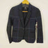 ピーエスポールスミス PS Paul Smith セットアップ 2Bテーラードジャケット ノータックスラックスパンツ チェック レディース 36/36