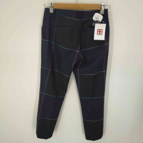 ピーエスポールスミス PS Paul Smith セットアップ 2Bテーラードジャケット ノータックスラックスパンツ チェック レディース 36/36