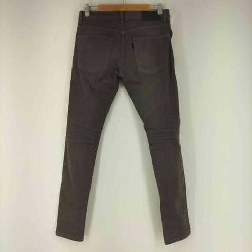 アンダーカバー UNDERCOVER 14AW クラッシュ加工 ダメージスキニー デニムパンツ メンズ 2