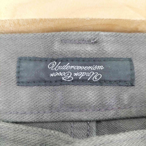 アンダーカバー UNDERCOVER 14AW クラッシュ加工 ダメージスキニー デニムパンツ メンズ 2