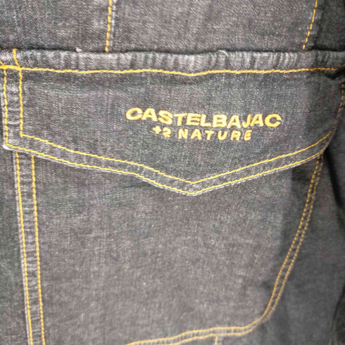 カステルバジャック castelbajac デニムシングルテーラードジャケット メンズ