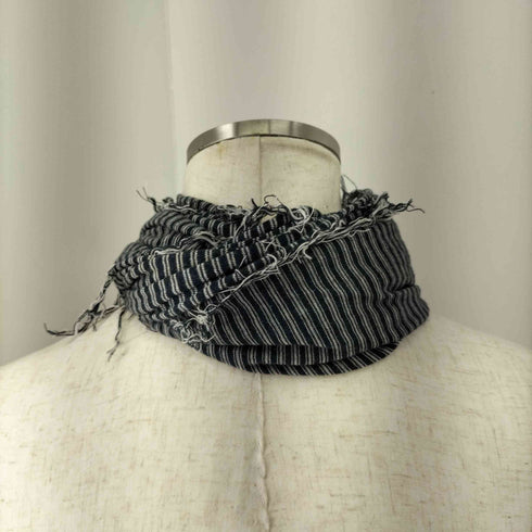 アンダーカバーイズム UNDERCOVERISM 11SS UNDERMAN期 ボーダー ストライプ フリンジ ストール メンズ
