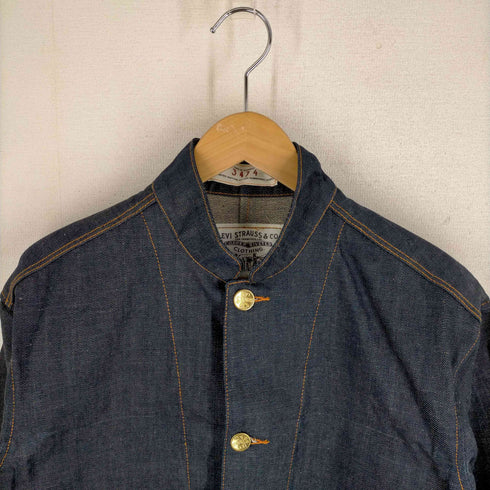 リーバイス LEVI STRAUSS&CO visionaire 31 blue LOT214 5474 イタリア製 Pocket Sack Coat カバーオール デニムジャケット アートポスター付属 メンズ 36