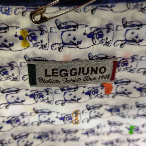 LEGGIUNO 犬総柄BDシャツ メンズ JPN:L