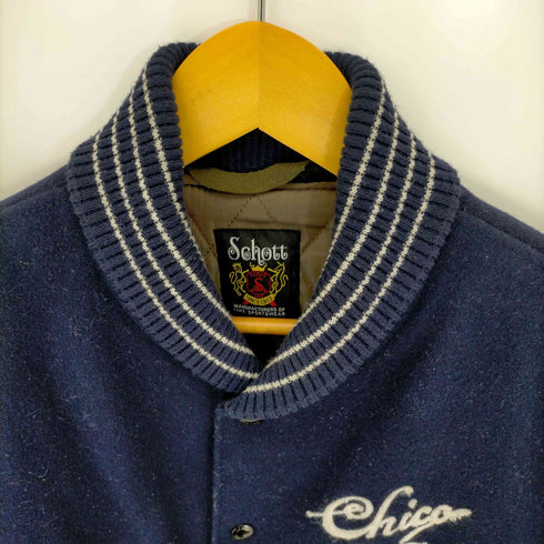 ショット Schott VARSITY JACKET メンズ import:L