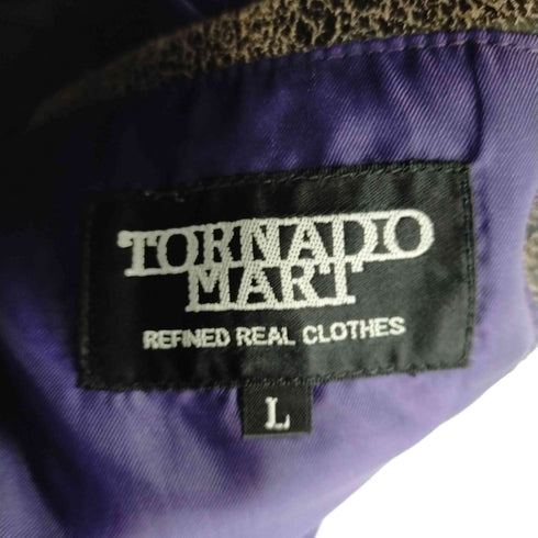 トルネードマート TORNADO MART シープレザーテーラードジャケット 加工 メンズ JPN:L