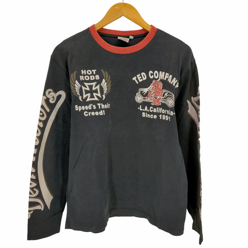 テッドカンパニー TED COMPANY 両面袖プリント 長袖Tシャツ メンズ 42