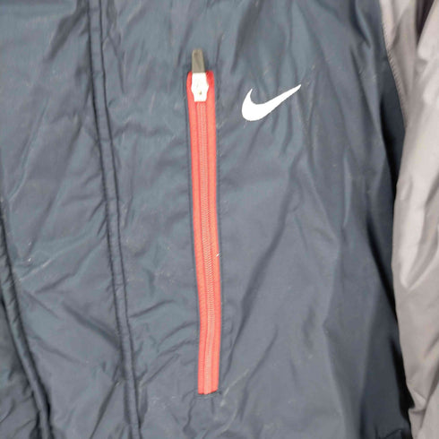 ナイキ NIKE 中綿フーデットジャケット ロング スウォッシュロゴ ベンチコート メンズ JPN:XL