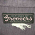 グルーヴァーズ groovers チェーンステッチ カットソー地 シャツ メンズ