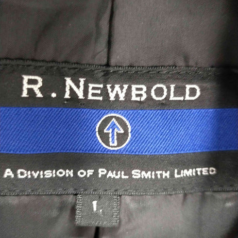 アールニューボールド R.NEWBOLD ペンシルストライプ ホワイトステッチ テーラードジャケット メンズ JPN:1