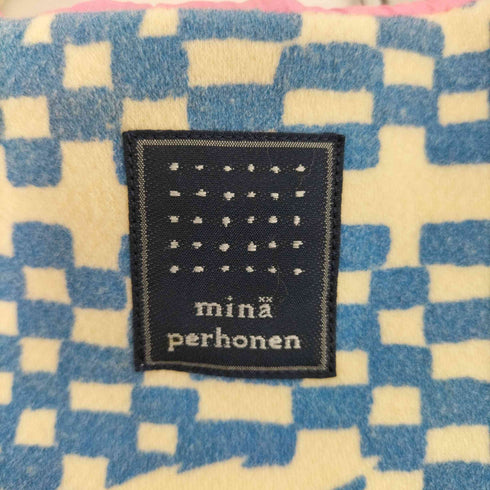 ミナペルホネン mina perhonen 総柄 エッグバッグ レディース