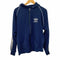 アディダスオリジナルス adidas Originals MADE IN USA ジャージ生地 アームラインジップパーカー ワンポイントトレフォイルロゴ メンズ import:XL