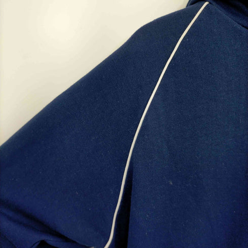 アディダスオリジナルス adidas Originals MADE IN USA ジャージ生地 アームラインジップパーカー ワンポイントトレフォイルロゴ メンズ import:XL