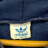 アディダスオリジナルス adidas Originals MADE IN USA ジャージ生地 アームラインジップパーカー ワンポイントトレフォイルロゴ メンズ import:XL