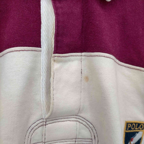 ポロバイラルフローレン Polo by RALPH LAUREN 90S ボーダーラガーL/S Tシャツ メンズ import:L
