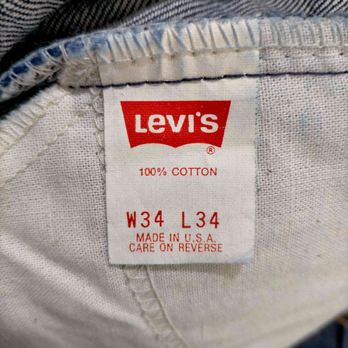 リーバイス Levis USA製 ボタン裏575刻印 オレンジタブ 517 ブーツカットデニムパンツ メンズ 34inch