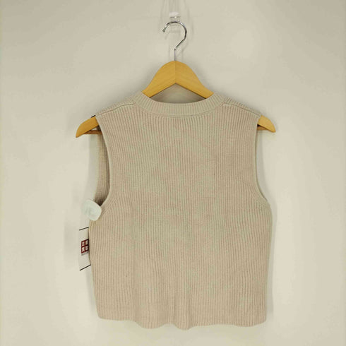 ザラ ZARA KNITTED WAISTCOAT ニットウエストコート ニットベスト レディース import:S