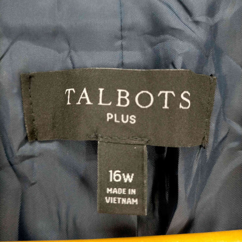 タルボット TALBOTS ヘリンボーンテーラードジャケット レディース 16W
