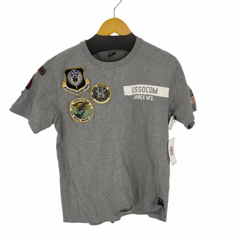 アヴィレックス AVIREX USSOCOM ワッペン仕様 クルーネック 半袖Tシャツ メンズ JPN:L