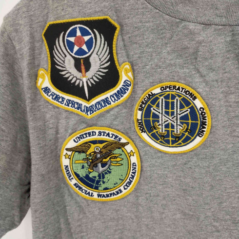 アヴィレックス AVIREX USSOCOM ワッペン仕様 クルーネック 半袖Tシャツ メンズ JPN:L