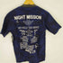 アヴィレックス AVIREX EMBROIDERED T-SHIRT NIGHT MISSION F-117A ナイトミッション半袖Tシャツ メンズ JPN:L