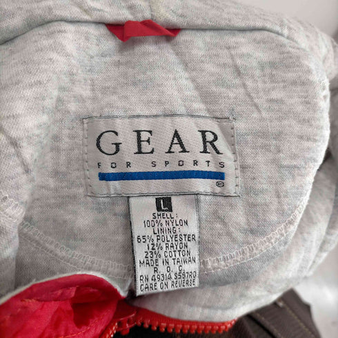 ギア GEAR 背面刺繍ナイロンジャケット メンズ JPN:L