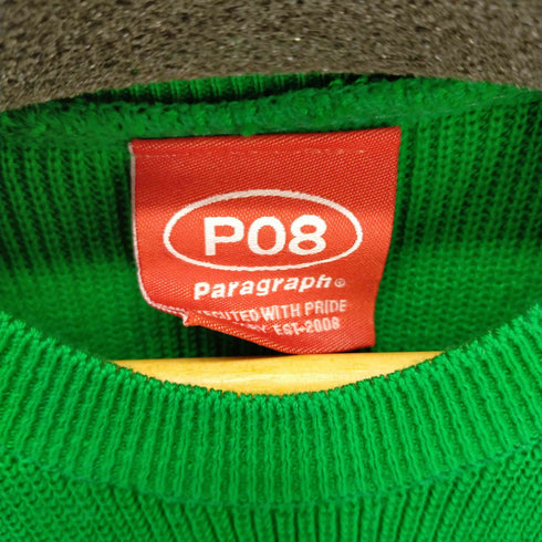 パラグラフ PARAGRAPH ニットベスト カレッジロゴ メンズ ONE SIZE