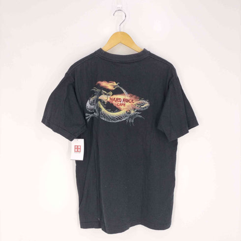 ハードロックカフェ Hard Rock Cafe 龍バックプリント クルーネックTシャツ メンズ import:M
