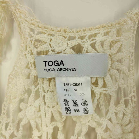 トーガアーカイブス TOGA ARCHIVES 花柄 レース コットン ビスチェ レディース JPN:M