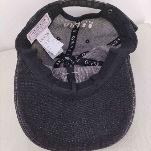 ゲスジーンズ GUESS JEANS TRAIANGLE LOGO DENIM 6-PANEL CAP デニムキャップ レディース ONE SIZE