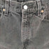 リーバイス Levis 00S 02年製 01月 ボタン裏125 550 後染め ブラックデニムショーツ メンズ 34