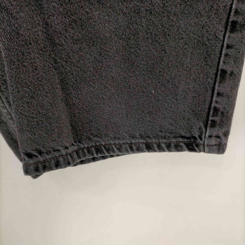 リーバイス Levis 00S 02年製 01月 ボタン裏125 550 後染め ブラックデニムショーツ メンズ 34