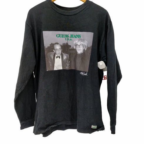 ゲスグリーンレーベル GUESS GREENLABEL KEITH ANDY L/S TEE DONOBANMENS メンズ import:M